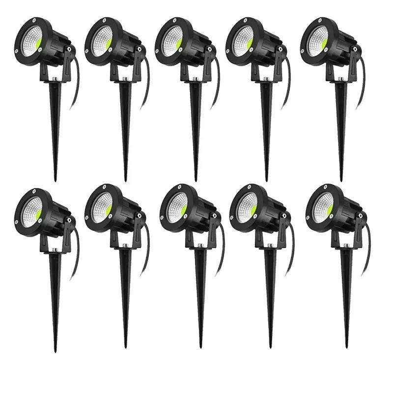 Description Picture 3 of item4-6PCS Outdoor IP65 LED Garden Lawn Light 10W Spike Landscape Lamp AC DC12V24V Path Bulb Warm White Green Spot Lights 220V110V