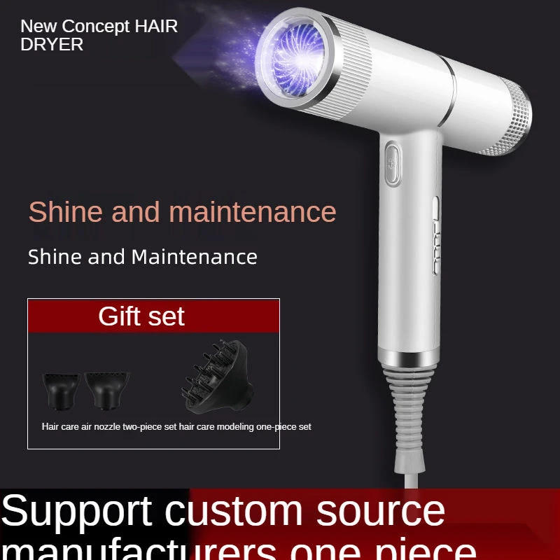 Description Picture 3 of itemStrong Wind Hair Dryer Diffuser For Hair Dryers Home Appliances High Power Hair Blow Blue Light Anion Anti-static Hair Tools