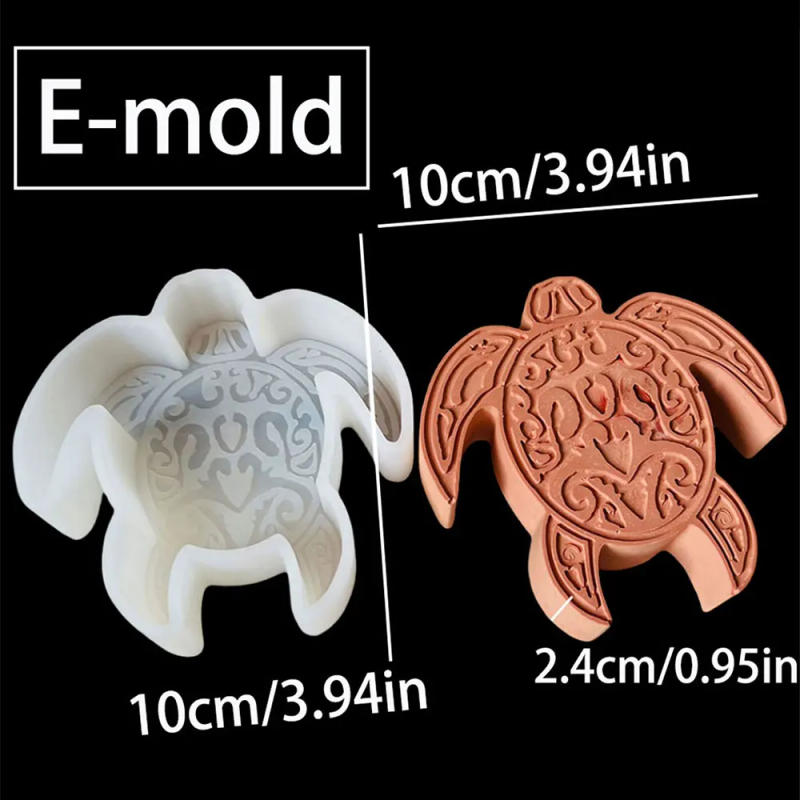 Description Picture 5 of itemWhale Shape Silicone Flower Pot Molds Storage Box Candle Vessel Cement Desktop Plants Planters Plaster Mold Turtle Mold