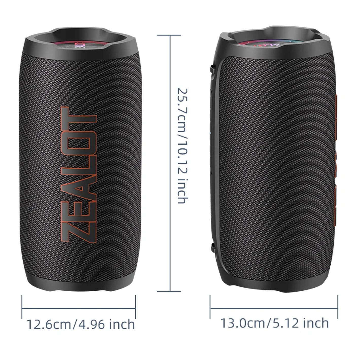 Description Picture 2 of itemZEALOT-S76 50W Portable Bluetooth Speaker Wireless Waterproof Outdoor IPX6 Stereo Bass Music Track Speaker Sound Box