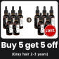 Buy 5 Get 5 Free