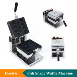 New Snack Non-stick Coating Cheese Filling Waffle Machine 110V 220V Egg Cakes Waffle Machine Waffle Sheets In Different Shapes