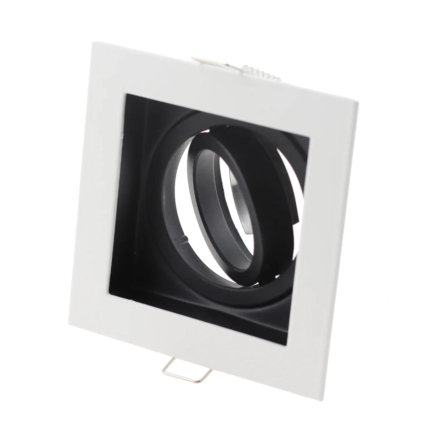 Description Picture 3 of itemMorden Creative Aluminum Alloy White Inner Black GU10 Frame Recessed Lighting Fixture Fixed Spot Downlight Housing Indoor Hotel