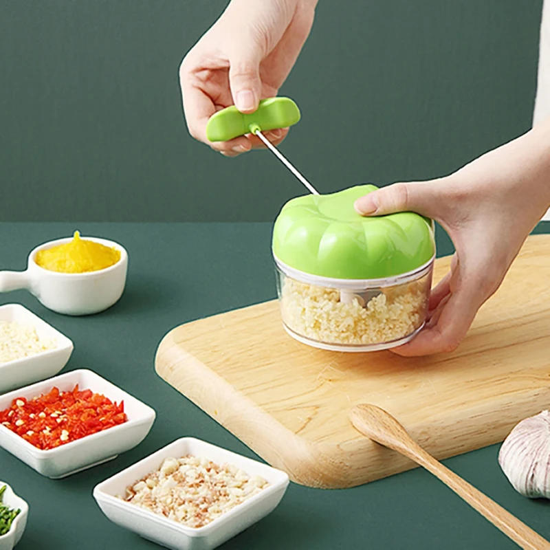 Description Picture 6 of itemPortable Vegetable and Food Cutter Manual Garlic Puller Fruit Chopper   Kitchen Too Multi-function Meat Grinder