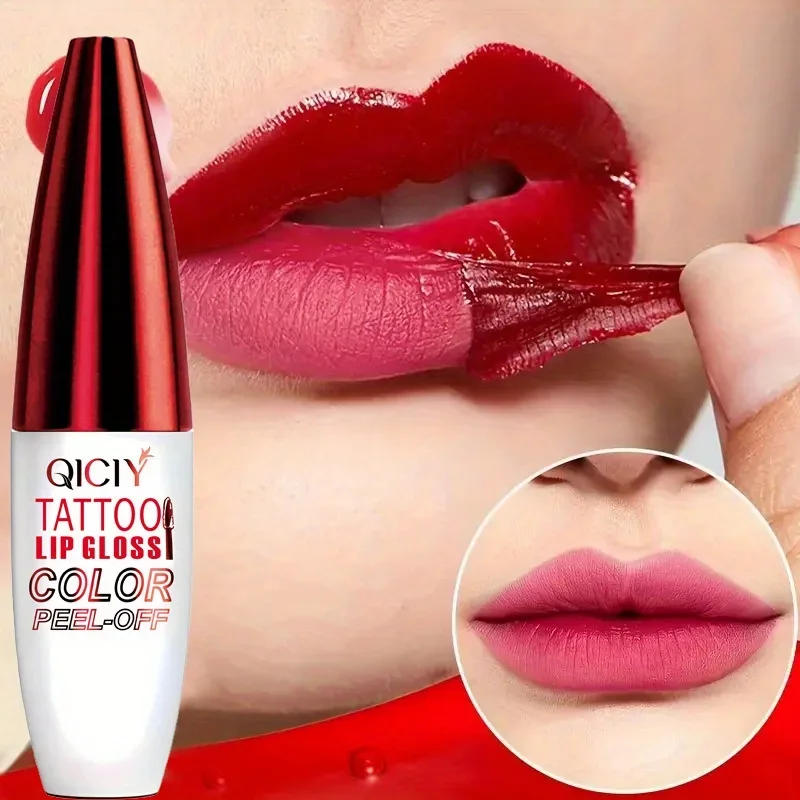 Description Picture 2 of itemMatte Peel Off Liquid Lipstick Waterproof Longlasting Natural Lip Gloss Makeup Tattoo Non-stick Cup Moisturizing Makeup