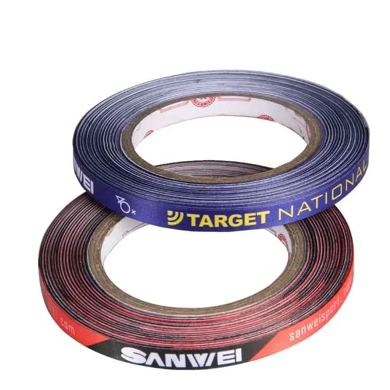 Description Picture 2 of item1cm*25M SANWEI Table Tennis Racket Edge Tape Side Protector Original TARGET National Ping Pong Bat Protective Tape Accessories