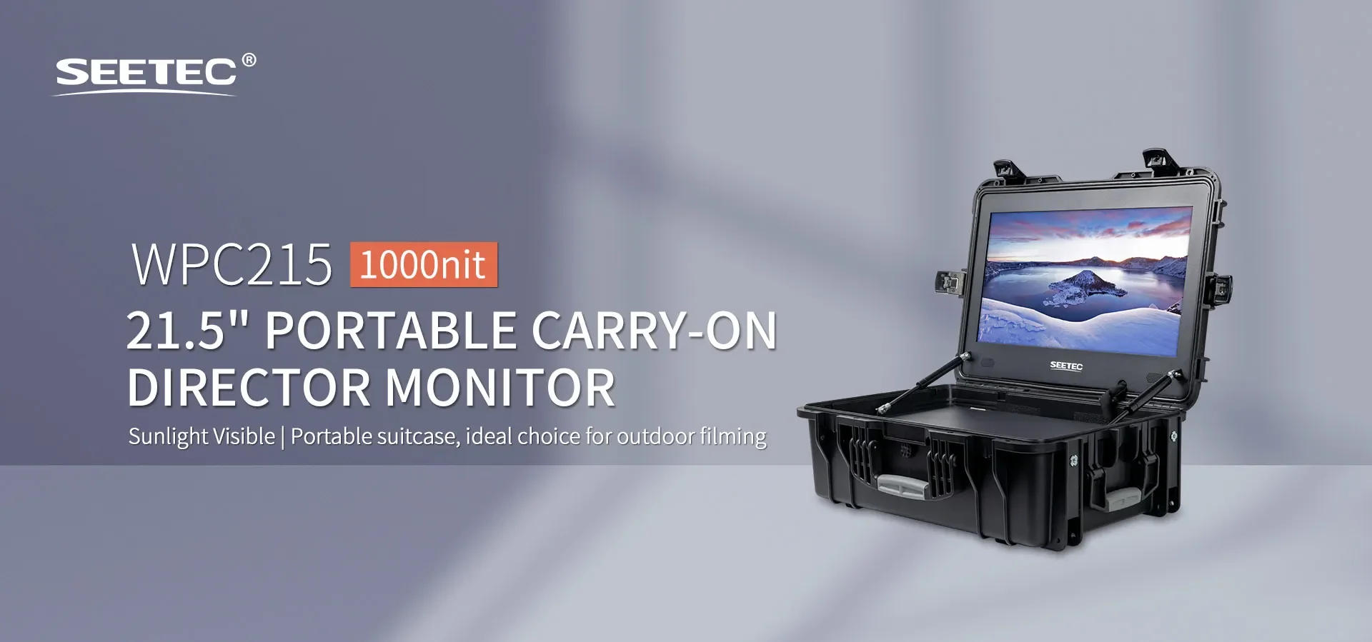 Description Picture 2 of itemSEETEC WPC215 21.5Inch Director Monitor Portable Carry-on 1000nit High Bright Full HD 1920x1080 Camera Photographic Professional