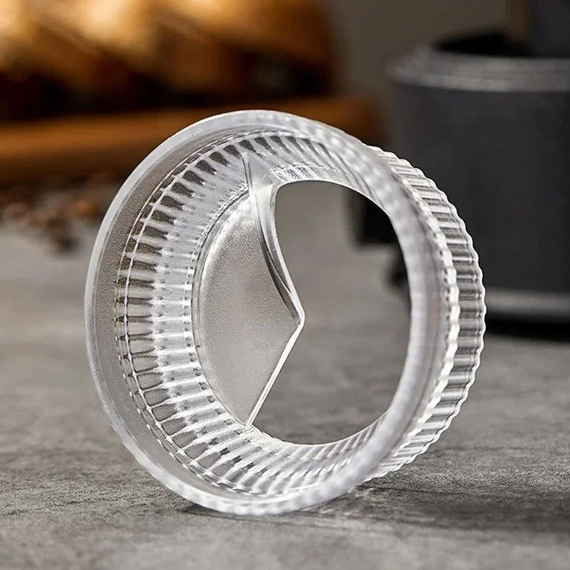 Description Picture 6 of item2/3/4/6 Cup Moka Pot Dispenser Rotating Powder Dosing Ring Round Anti-Flying Powder Coffee Distributor Leveler Espresso Tools