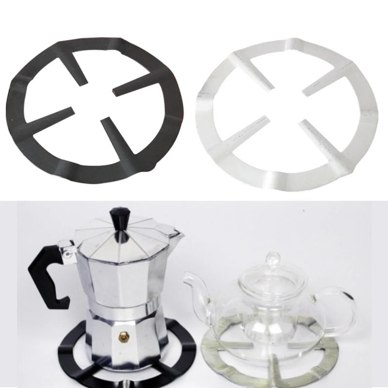 Description Picture 3 of itemMoka Pot Stove Stand Alloy Coffee Pot Holder Gas Range Support Ring Burner Kitchen Camping Picnic Accessories