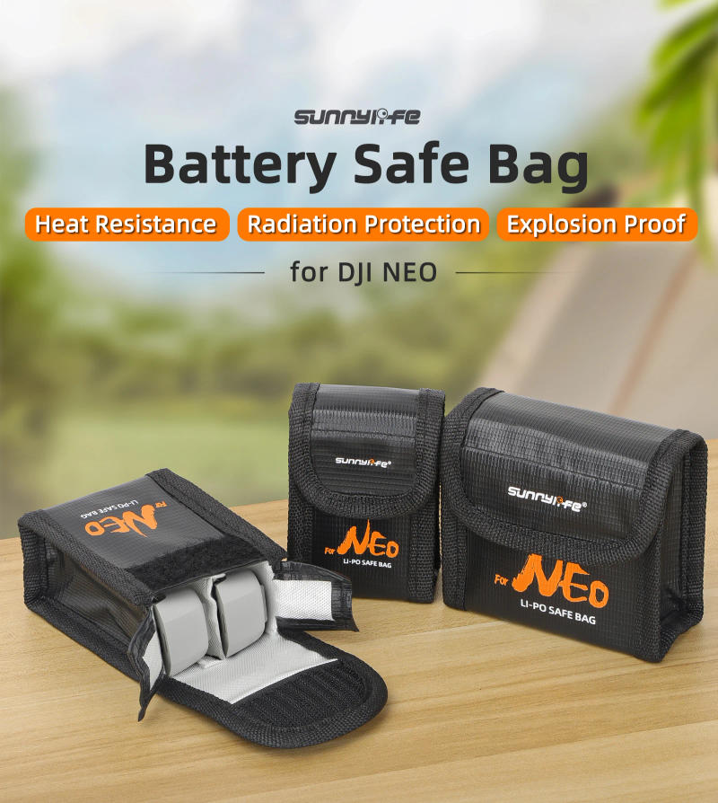 Description Picture 2 of itemBattery Safe Bag for DJI Neo Fireproof Explosion-Proof Portable Guard Case for DJI Neo Drone Battery Storage Bag Accessories