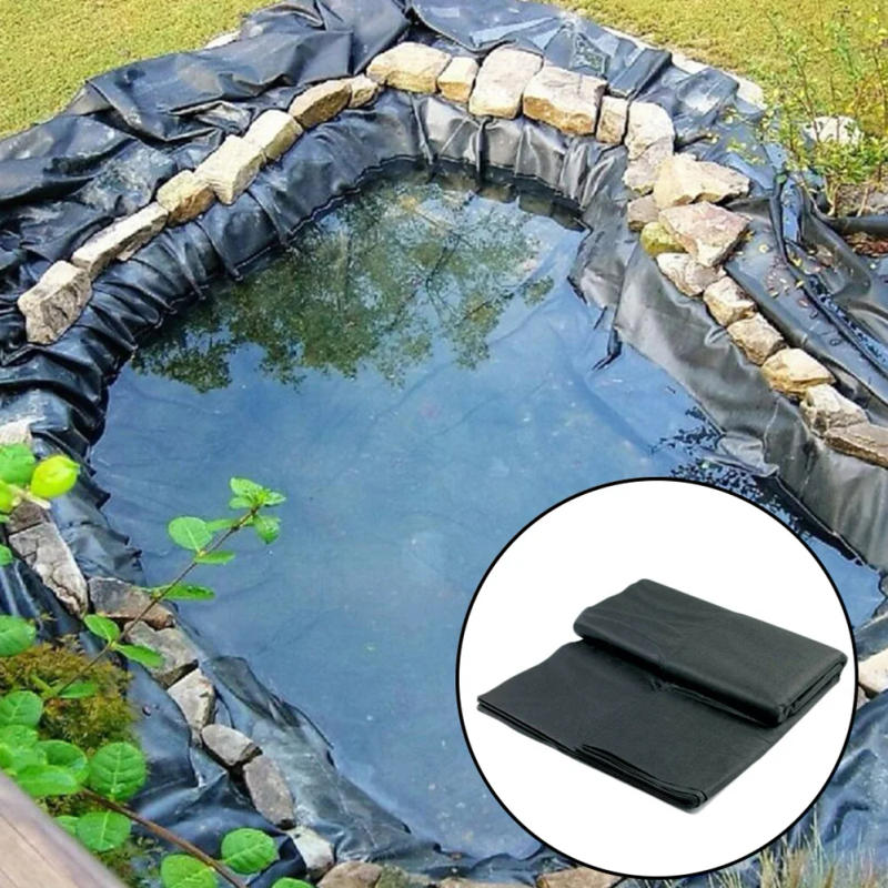 Description Picture 3 of itemFish Pond Liners HDPE Waterproof Black Fish Pond Liner Cloth Garden Pond Liners Cloth For Basin Lake Garden Pond Membrane