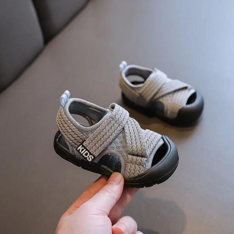 Description Picture 6 of itemBaby Shoes Summer New Toddlers Walking Shoes Soft Sole Anti Slip Girls' Shoe Infant Mesh Cool Shoes Boys Children's Sandals