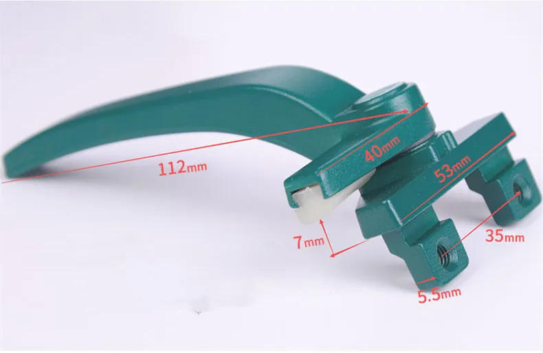 Description Picture 4 of itemAluminum Alloy  Casement  Curtain Wall Upper and Lower Hanging Window Handle Lock Buckle