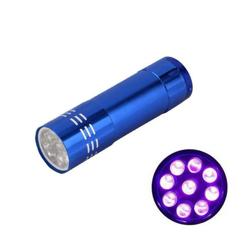 Description Picture 4 of itemNew LED Portable Powerful Small Camping Flashlight Flashlight Light Random Ultraviolet UV395 Banknote Verification Flashlight
