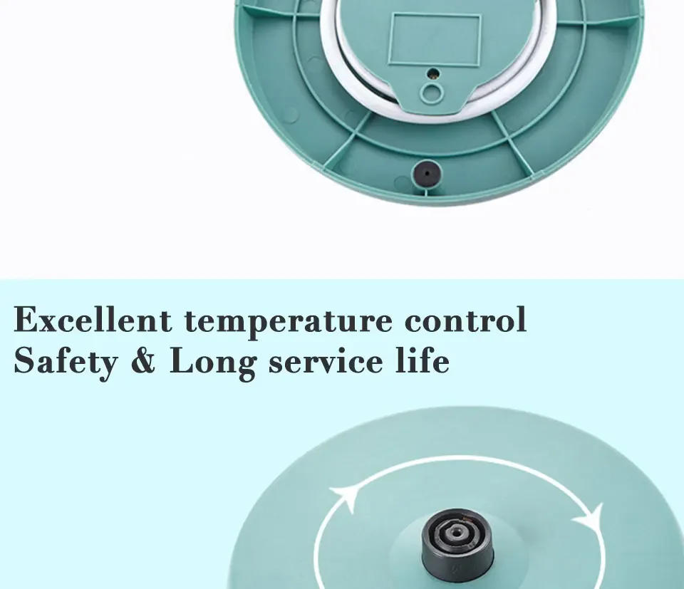 Description Picture 6 of itemVintage British style Electric Kettle 304 Stainless Steel Quick-Burning Water Boiler Hot Water Pot Household Kitchen Appliances