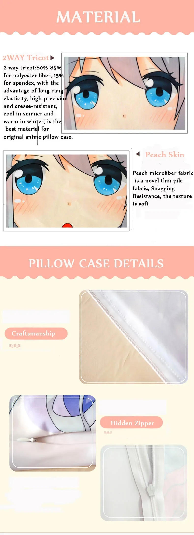 Description Picture 5 of itemAnime Danganronpa Ouma Kokichi Dakimakura Hugging Body Naegi Makoto Pillow Case Home Bedding Pillow Cover DIY Custom Made