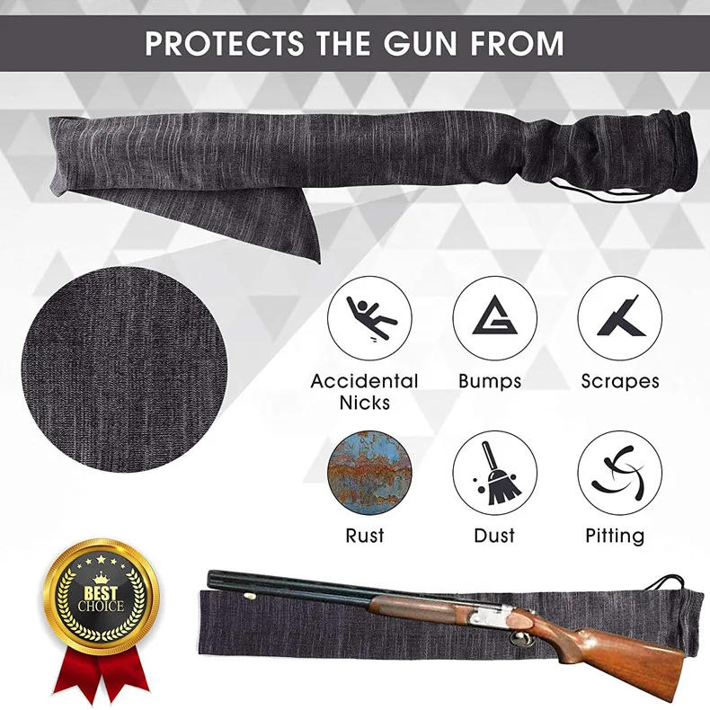 Description Picture 5 of itemSilicone treated gun holsters Polyester rifle shooting fishing rod protective cover Bag cover Hunting cover