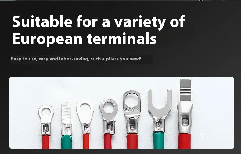 Description Picture 2 of itemHS-16 Crimper Plier Ratchet Type Bare Terminal Crimping Pliers OT UT Crimping Tool Electric Terminal 1.5-16mm2