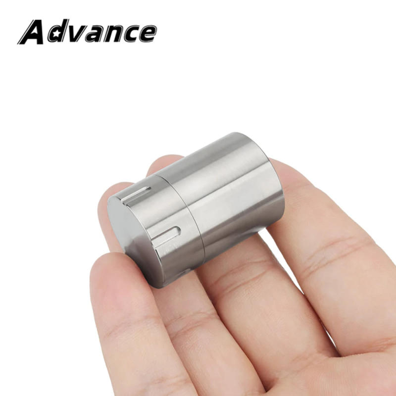 Description Picture 3 of itemSmall Titanium Alloy Bottle Waterproof Canister Bottles Outdoor EDC Tool