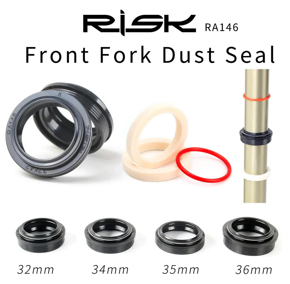 Description Picture 3 of itemBicycle Front Fork Dust Seal 32mm 34mm 35mm 36mm Oil Seal Sponge Ring for Fox/Rockshox/Magura/X-fusion/Manitou Fork Repair Kits