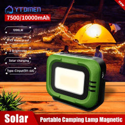 10000mAh Led Solar Light Rechargeable Camping Lantern with Usb LED Charging Portable Flashlights Tent Lights Work Repair Light