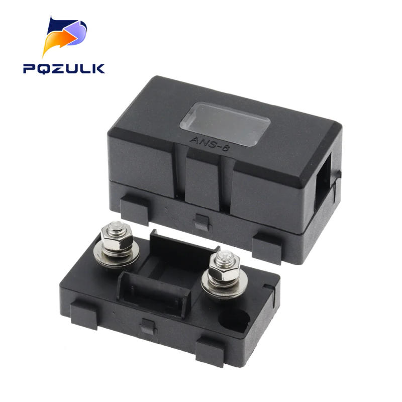 Description Picture 5 of itemANS-H Bolt Type Fuse Holder ANS-8 Safety Plate Base Car Automotive Carrier Fuse Box 20A 50A 70A 80A 100A 150A 175A 200A