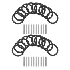 20 Sets Washers Rubber Gasket Impact Wrench Parts Fit Plumbing Adapter Pull Ring Replacement Pin Socket