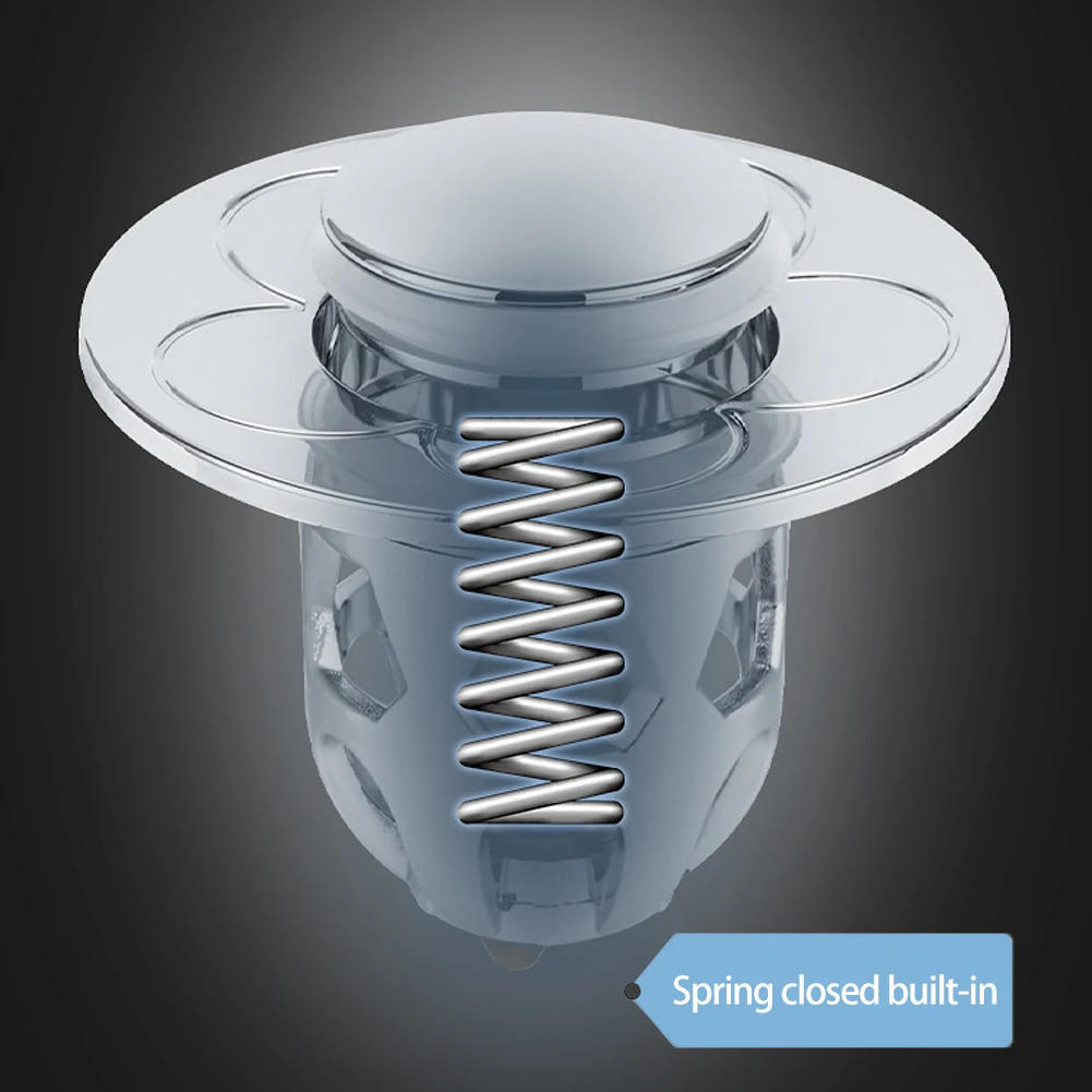 Description Picture 5 of itemStainless Floor Drain Shower Accessories Sink Drain Pop-up Push-type Drain Filter Universal Wash Basin for Bathroom or Kitchen