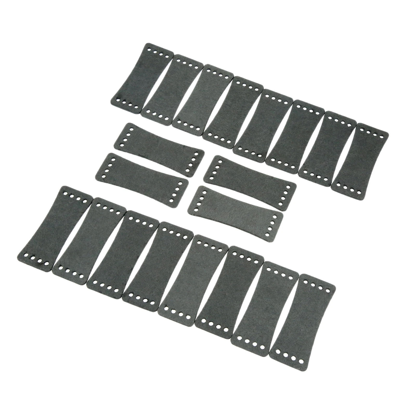 Description Picture 5 of item20/10/5 Pcs Slingshot Non-slip Pocket for Flat Rubber Band PU leather Outdoor Hunting Shooting Accessories 75mmX25mmX30mm