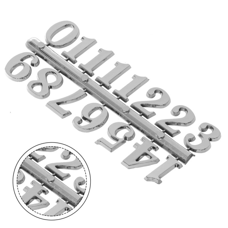 Description Picture 4 of itemAccessories ​Clock Numerals Easy To Use Hot Sale Plastic Reliable Single High 2 Cm Wall Clock Home Room Durable