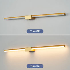 Mirror Lamp Light Fixture Sconce Acrylic Wall Mounted Bedroom Bathroom Fixtures Vanity Light 19W 23W 27W Modern LED Mirror Light