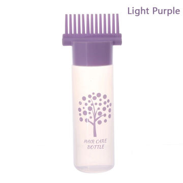 180ML Refillable Bottle For Hair Dye Shampoo Plastic Applicator Comb Dispensing Salon Oil Hair Coloring Hairdresser Styling Tool