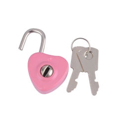 Mini Heart Shaped Lock Wedding Keyed Padlocks Cute for Wish Lock Personalized Padlock for Jewelry Box Small Wooden Box