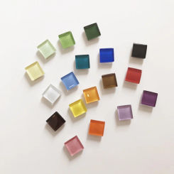 Mini Size 1cm Mixed Color Mosaic Beads Fridge Magnets DIY Kitchen Home Decoration Memo Board Refrigerator Sticker