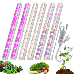 T12 Fluorescent Tube LED Grow Light Full Spectrum Hydroponic Vegetable Fill Lamp Greenhouse Soilless Cultivation Lighting