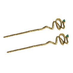 Chinese Hairpin Bun Accessories for Women Sticks Buns Chopsticks Cosplay Snake Styling Long Tiara