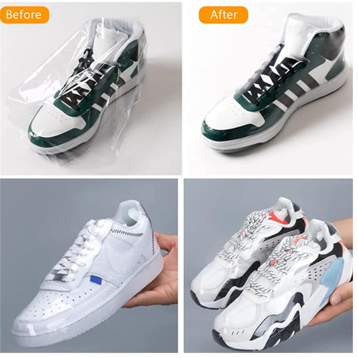 Description Picture 5 of item50pcs/pack PVC Heat Shrink Film Wrap Storage Bag Retail Seal Packing Bag Clear Plastic Polybag Gift Cosmetics Packaging Pouch