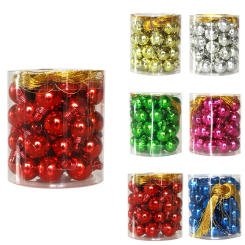 48pcs Christmas Xmas Tree Ball Bauble Hanging Home Party Ornament Decorate Trees Decoration Balls Party Hanging Pendant Navidad