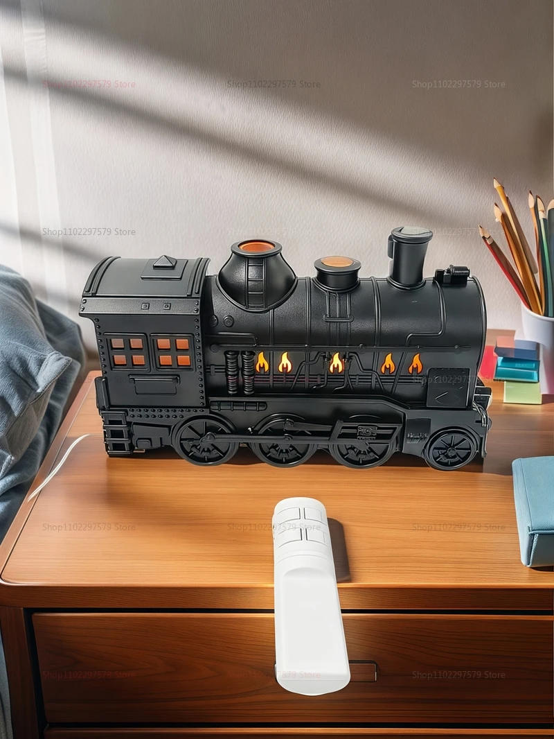 Description Picture 3 of itemTrain Air Humidifier With Remote Control LED Lamp Aroma Diffusers Personal Desktop Room Purifier Aromatherapy Diffuser Atomizer