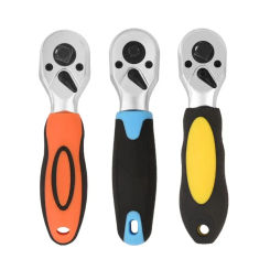 1/4" 3/8" 1/2" Ratchet Wrench 72 Teeth Extending Telescopic Ratchet Socket Wrench Tool Plate Ratchet Handle 3 In 1 Wrench Tool