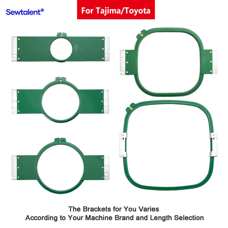 Description Picture 2 of itemSewtalent industry Plastic Embroidery Hoops for Tajima Toyota Sewing and Embroidery Machine Rings Tubular Frames