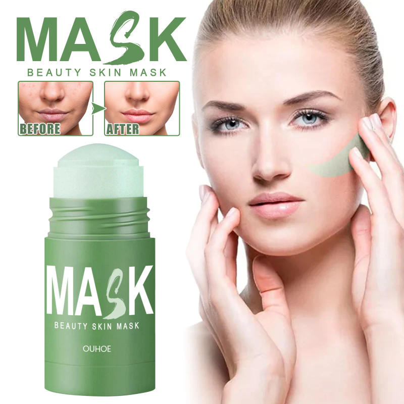 Description Picture 2 of itemFace Clean Mask Green Tea Cleansing Stick Mask Shrink pores Removal Blackhead Remover facial Cleansing Moisturizing Mud Mask