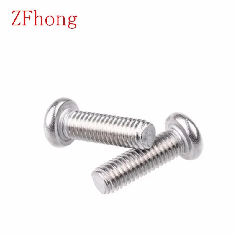Description Picture 4 of item10PCS-100pcs DIN7985 304 Stainless Steel Cross Recessed Pan Head Screws Phillips Screws M1 M1.2 M1.4 M1.6 M2 M2.5 M3 M4 M5 M6