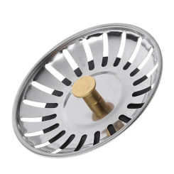 Kitchen waste Stainless steel sink filter plug Drain filter plug kitchen leftovers leaves filter water trough