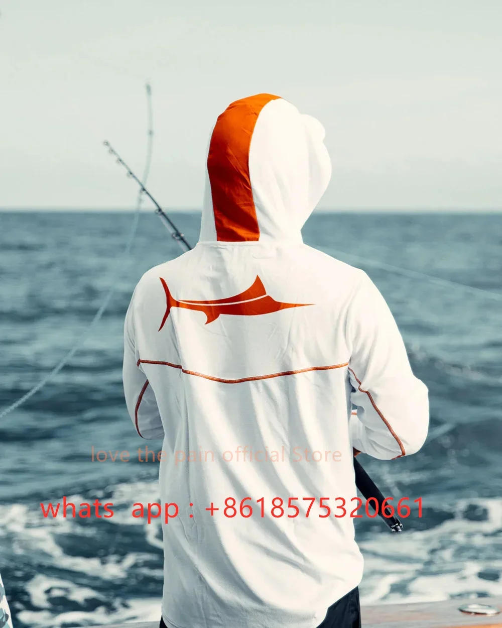 Description Picture 6 of itemBill Fish Gear Mens Long Sleeve Fishing Hoodie Shirts Fishing Performance Apparel Camisa De Pesca Fishing Sun Protection Jerseys