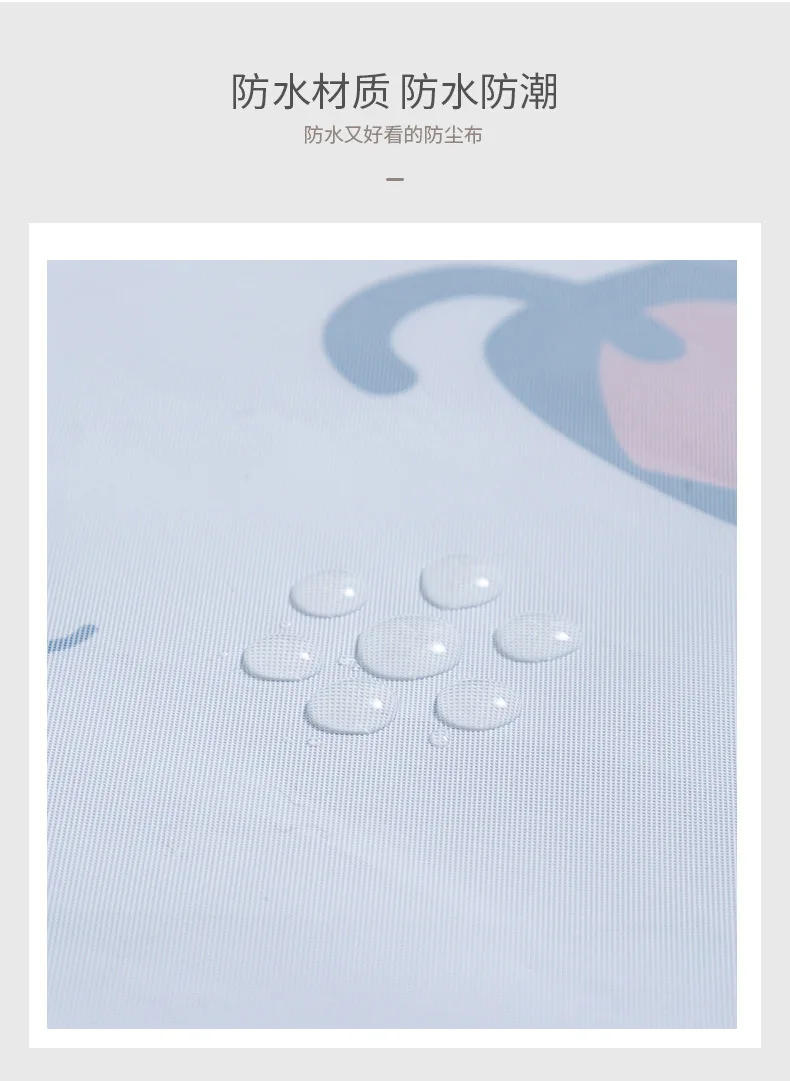 Description Picture 4 of itemWaterproof Microwave Oven Covers Grease Proofing Storage Bag Double Pockets Dust Covers Microwave Oven Hood Kitchen Accessories