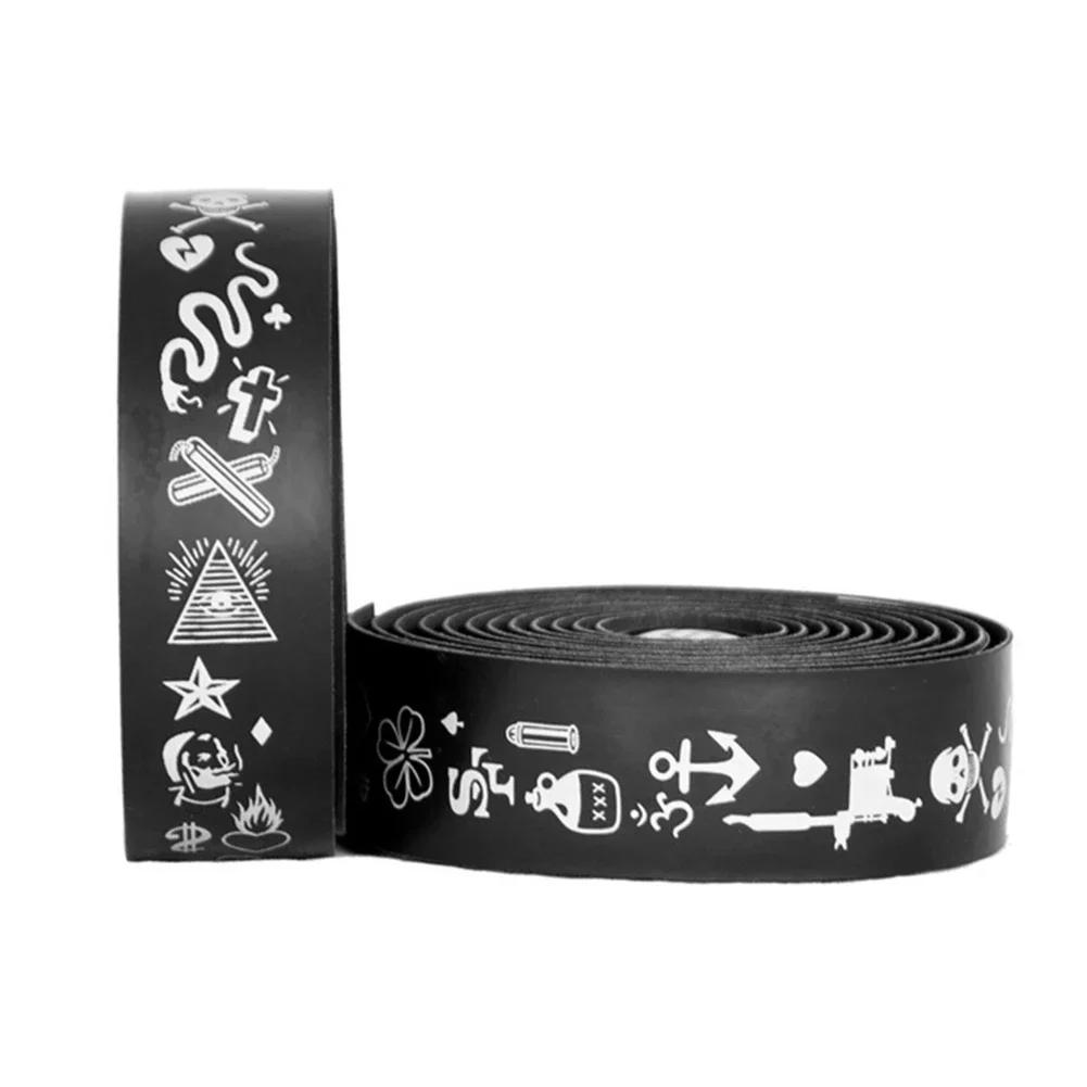 Description Picture 4 of item1 Pair Anti-Slip Road Bike Handlebar Tapes Glow-in-The-Dark MTB Bicycle Handle Bar Tape Soft Shock-Absorbing Cycling Straps