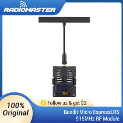RADIOMASTER Bandit Micro ExpressLRS FCC 915MHz RF Module DBR4 BR3 Receiver T Antenna For FPV Drone Modeling Remote Controllers