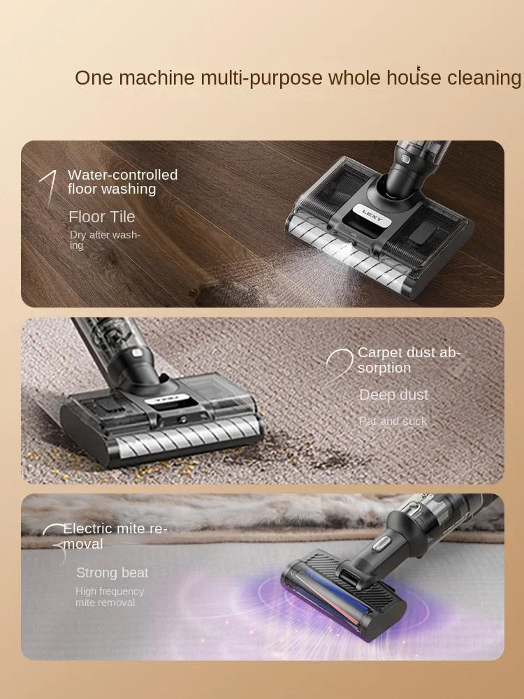 Description Picture 3 of itemLake Sirius S7 3-in-1 Household Appliances Mite Removal Dust Cleaning Machine Wash Suction Sweep Mop Integrated Machine