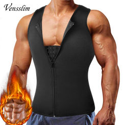 Vensslim Neoprene Slimming Belt Belly Men Slimming Vest Body Shaper Neoprene Abdomen Fat Burning Shaperwear Waist Sweat Corset
